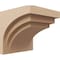 Ekena Millwork 11"W x 11"D x 11"H Wide Rockford Rough Cedar Woodgrain TimberThane Corbel, Primed Tan CORUR11X11X11ROCRCPR - alternate 1